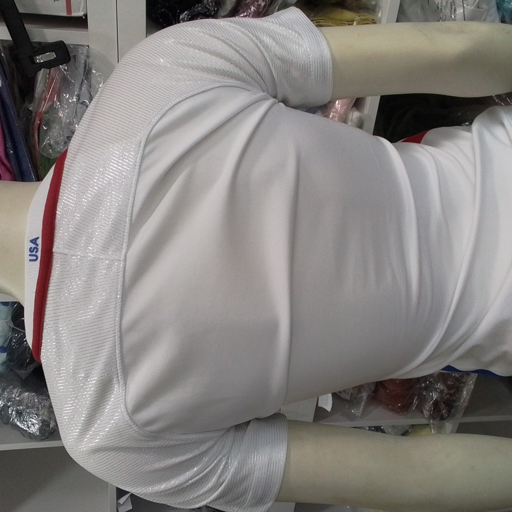 Nike USA White Short Sleeve Soccer Tee with Blue Accents - Picture 11 of 15